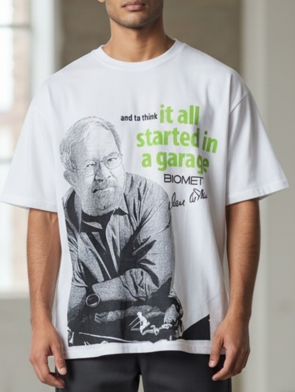 Biomet Graphic Tee. Size Large